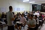 Palestra com Gerente de Marketing e com o Treinador da categoria sub-15 do Figueirense Futebol Clube