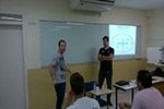 Palestra com Gerente de Marketing e com o Treinador da categoria sub-15 do Figueirense Futebol Clube