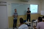 Palestra com Gerente de Marketing e com o Treinador da categoria sub-15 do Figueirense Futebol Clube