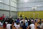 Aula de Zumba para os alunos do Curso de Educação Física