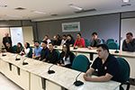 Visita e palestra no CRC/SC