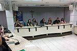 Visita e palestra no CRC/SC